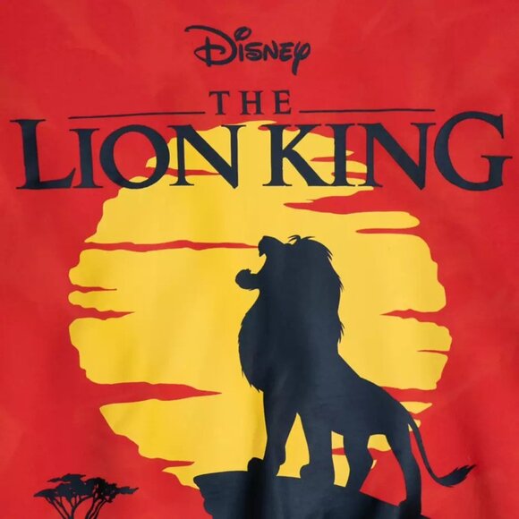 Disney The Lion King Orange Yellow Pullover Sweatshirt M - Picture 3 of 3